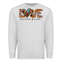 Dove Grey hello fall love Premium Sweatshirt - JahusDesignShop