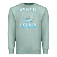 Seafoam ofishally retired fishing men Premium Sweatshirt - linhVisuals