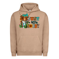 Pigment Burro just a little moody coffee cup long haired cow Urban Hoodie - Jasminsmagicworld