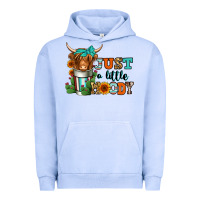 Pigment Grape Ice just a little moody coffee cup long haired cow Urban Hoodie - Jasminsmagicworld