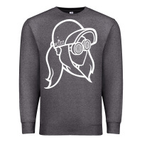 Charcoal Heather rezz müsïcc Premium Sweatshirt - linhVisuals