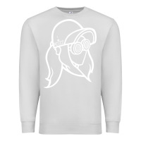 Dove Grey rezz müsïcc Premium Sweatshirt - linhVisuals