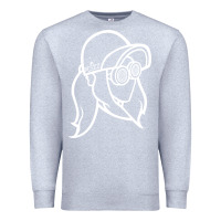 Heather Grey rezz müsïcc Premium Sweatshirt - linhVisuals