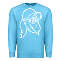 Ocean Blue rezz müsïcc Premium Sweatshirt - linhVisuals