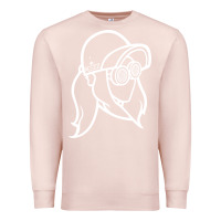 Pale Pink rezz müsïcc Premium Sweatshirt - linhVisuals