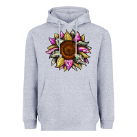 Heather Grey sunflower camouflage Heavyweight Hoodie - JahusDesignShop