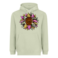 Matcha sunflower camouflage Heavyweight Hoodie - JahusDesignShop