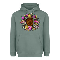Sage sunflower camouflage Heavyweight Hoodie - JahusDesignShop