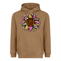 Toasted Coconut sunflower camouflage Heavyweight Hoodie - JahusDesignShop