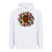 White sunflower camouflage Heavyweight Hoodie - JahusDesignShop