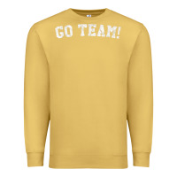 Antique Gold go team! Premium Sweatshirt - linhVisuals