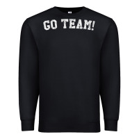 Black go team! Premium Sweatshirt - linhVisuals