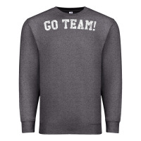 Charcoal Heather go team! Premium Sweatshirt - linhVisuals