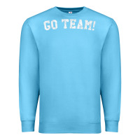 Ocean Blue go team! Premium Sweatshirt - linhVisuals