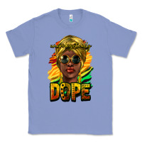 Colony Blue Unapologetically dope afro Classic Tee - HowdyJamesFarm