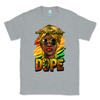 Heather Grey Unapologetically dope afro Classic Tee - HowdyJamesFarm