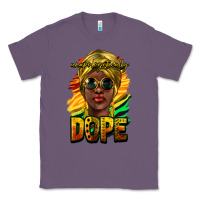 Lavender Unapologetically dope afro Classic Tee - HowdyJamesFarm