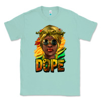 Seafoam Unapologetically dope afro Classic Tee - HowdyJamesFarm