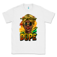 White Unapologetically dope afro Classic Tee - HowdyJamesFarm