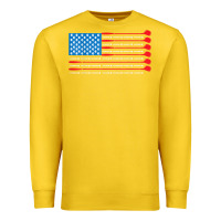 Lemon patriotic golf usa flag Premium Sweatshirt - linhVisuals