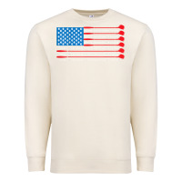 Sandshell patriotic golf usa flag Premium Sweatshirt - linhVisuals