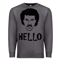 Charcoal Heather lionel richie   it's me t shirt Premium Sweatshirt - linhVisuals