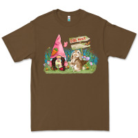 Cacao Easter gnome and rabbit egg hunt  Easter Day Premium Tee - CowGirlArtShop
