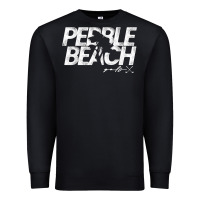 Black pebble beach golf cypress tree Premium Sweatshirt - linhVisuals
