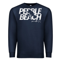 Navy pebble beach golf cypress tree Premium Sweatshirt - linhVisuals
