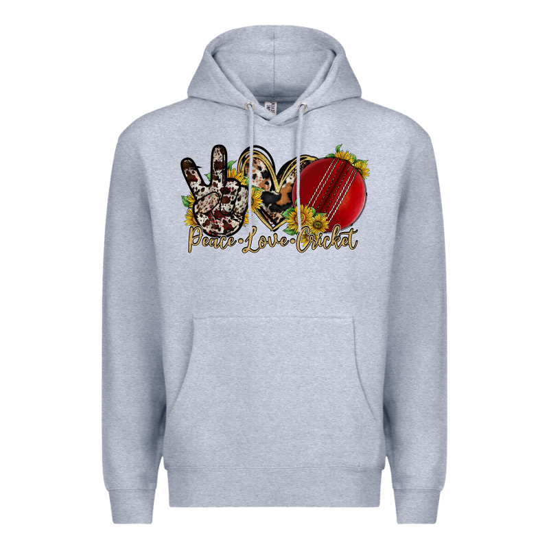 Peace Love Cricket Premium Hoodie by RacoonDesign | Teevron