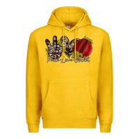 Lemon peace love cricket Premium Hoodie - RacoonDesign