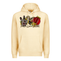 Pina Colada peace love cricket Premium Hoodie - RacoonDesign