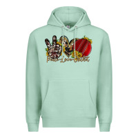 Seafoam peace love cricket Premium Hoodie - RacoonDesign
