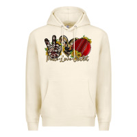 Tofu peace love cricket Premium Hoodie - RacoonDesign