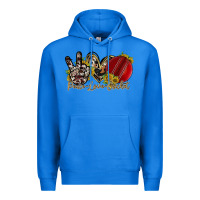 True Royal peace love cricket Premium Hoodie - RacoonDesign