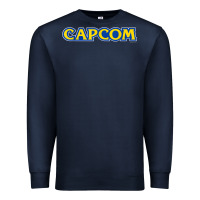 Navy capcom Premium Sweatshirt - linhVisuals