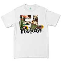 White florida state cowhide serape cactus Premium Tee - RanaPortraitStore