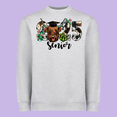 Cow 2025 Senior Heavyweight Sweatshirt Designed By Jahusdesignshop