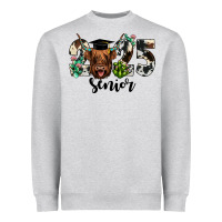 Heather Grey cow 2025 senior Heavyweight Sweatshirt - JahusDesignShop
