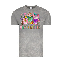 Cloud Rock Happy Easter Coffee Cups With Bunny Vintage Tee - BundleAndBundleShop