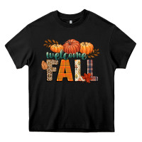 Black welcome fall Heavy Core Tee - CowGirlArtShop