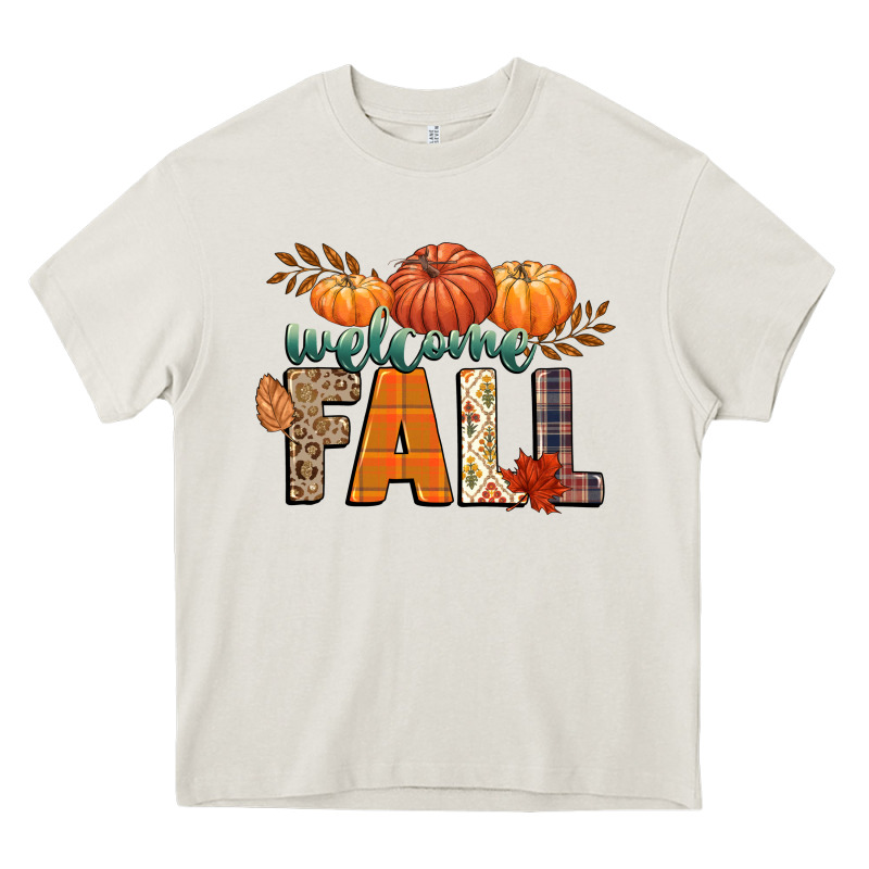 Welcome Fall Heavy Core Tee by CowGirlArtShop | Teevron