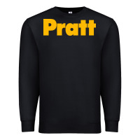 Black pratt institute Premium Sweatshirt - linhVisuals