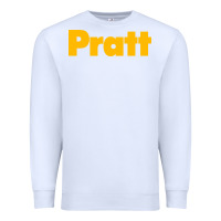 White pratt institute Premium Sweatshirt - linhVisuals