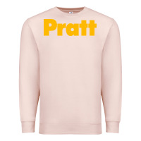 Pale Pink pratt institute Premium Sweatshirt - linhVisuals
