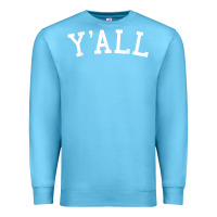 Ocean Blue y'all university southern pride Premium Sweatshirt - linhVisuals