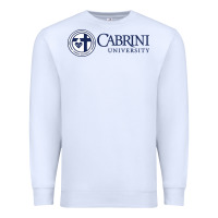 White cabrini Premium Sweatshirt - linhVisuals