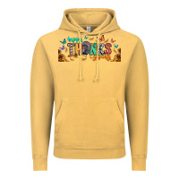 Vintage Mustard Happy thanksgiving Vintage Hoodie - CowhideDigitalArt