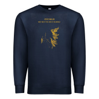 Navy jesse malin  music Premium Sweatshirt - linhVisuals