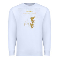 White jesse malin  music Premium Sweatshirt - linhVisuals